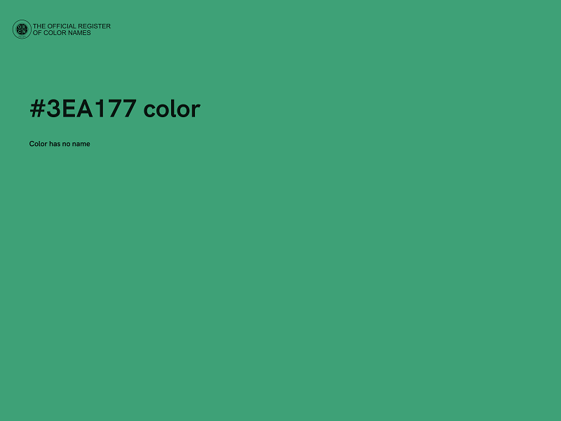 #3EA177 color image