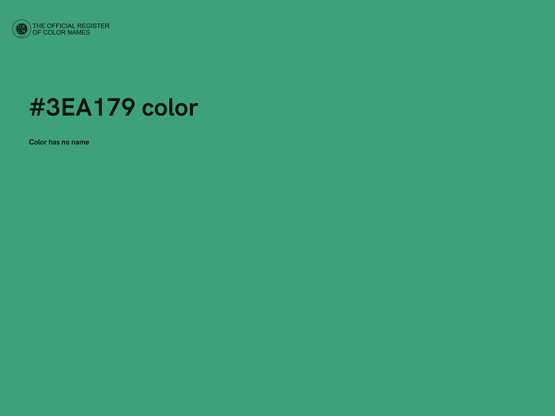 #3EA179 color image