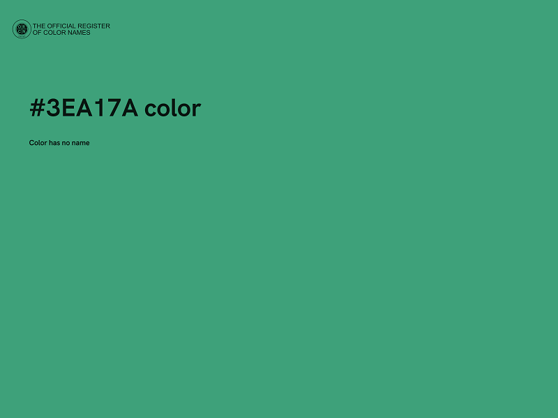 #3EA17A color image