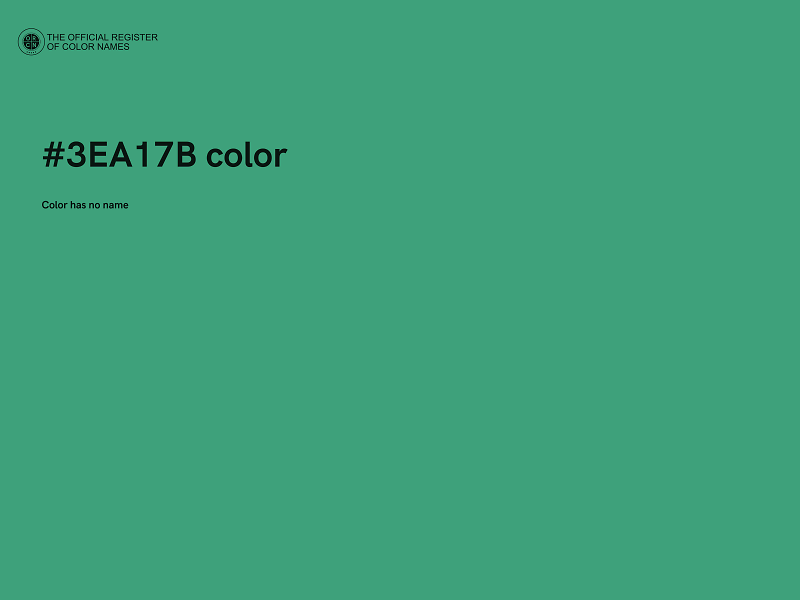 #3EA17B color image