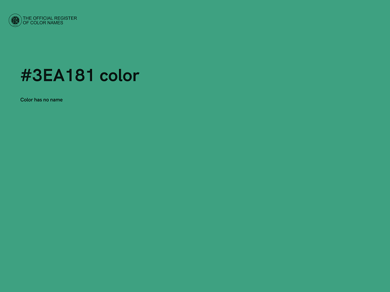 #3EA181 color image