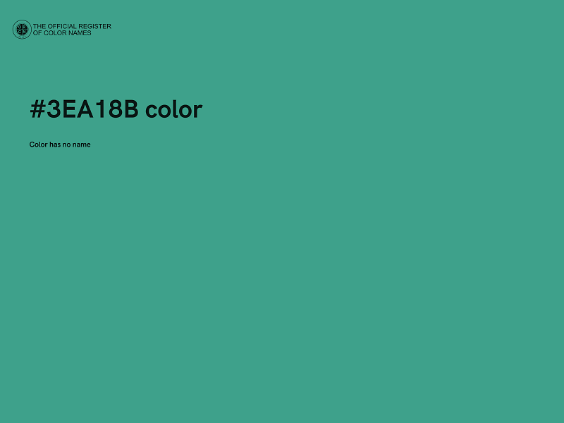 #3EA18B color image