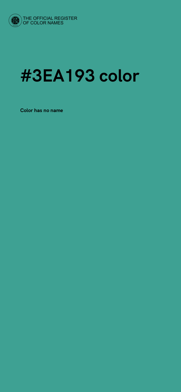 #3EA193 color image