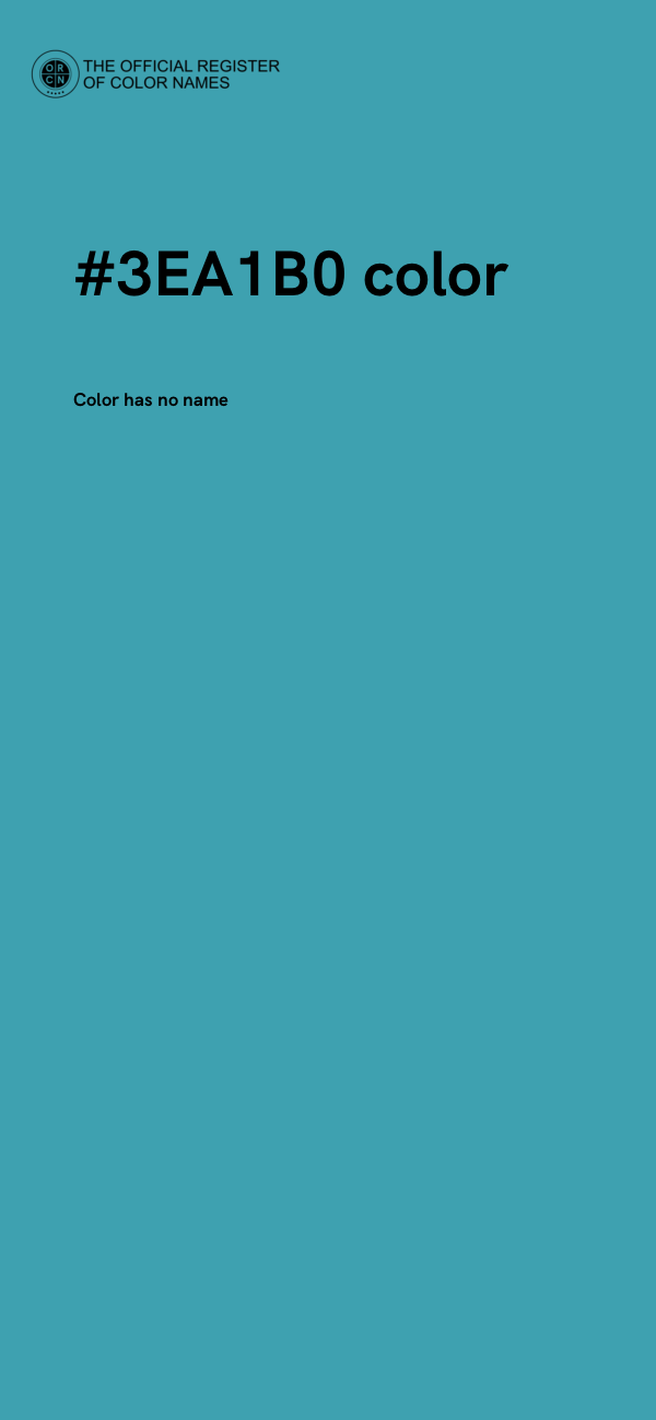 #3EA1B0 color image