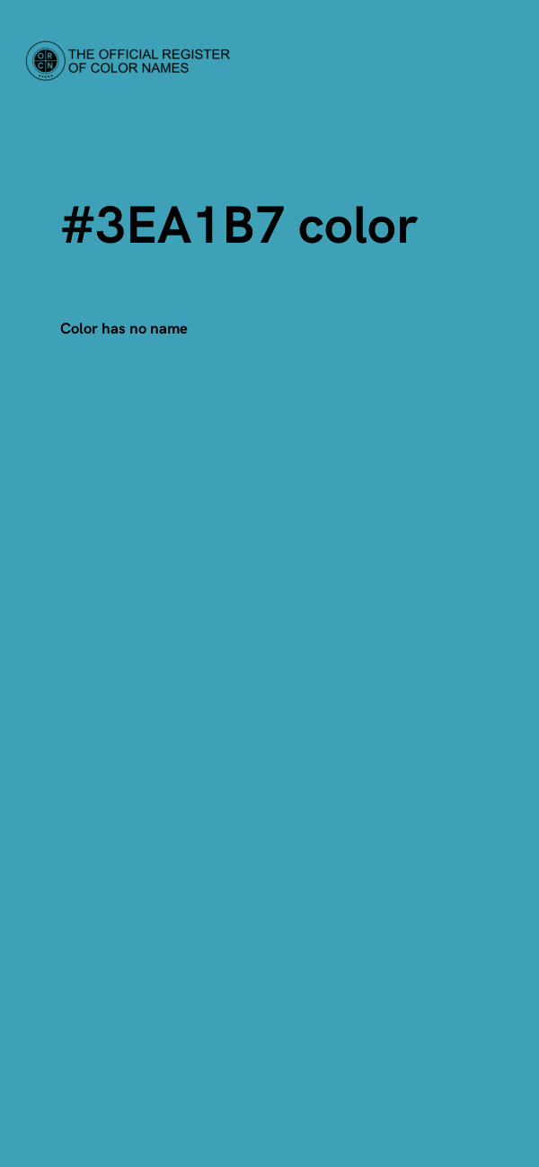 #3EA1B7 color image