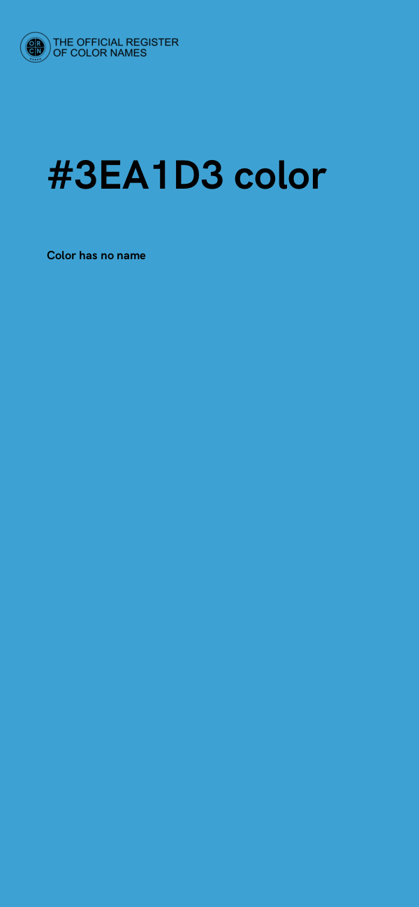 #3EA1D3 color image