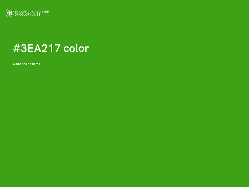 #3EA217 color image