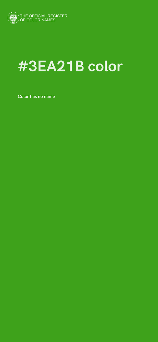 #3EA21B color image