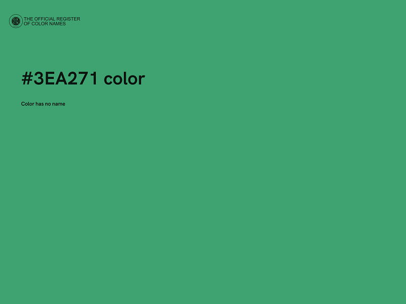 #3EA271 color image