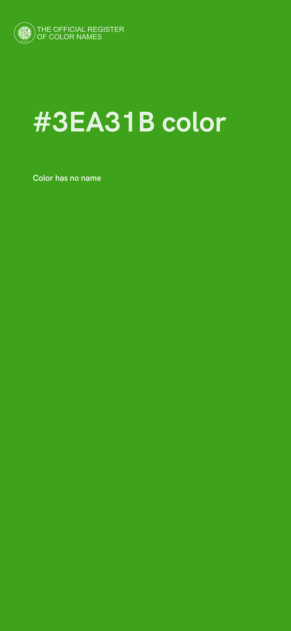 #3EA31B color image