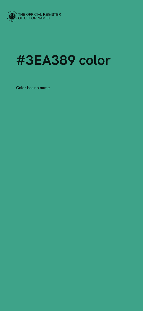 #3EA389 color image
