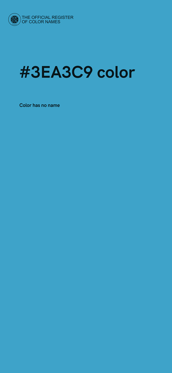 #3EA3C9 color image