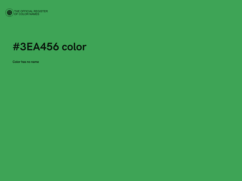 #3EA456 color image