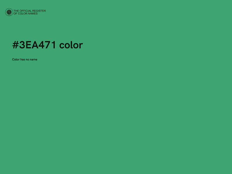 #3EA471 color image