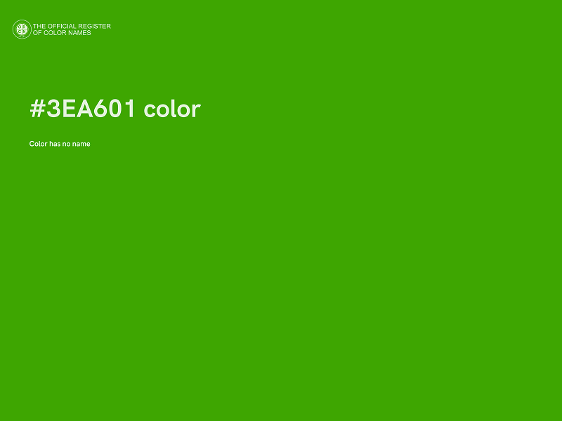 #3EA601 color image