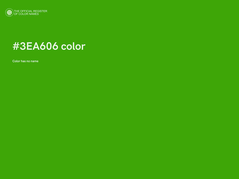 #3EA606 color image