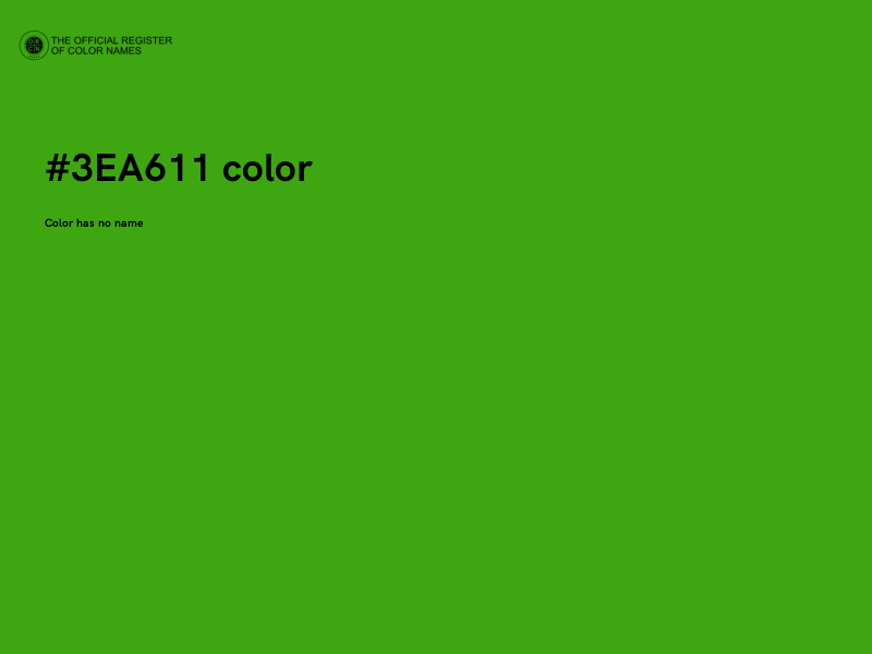 #3EA611 color image