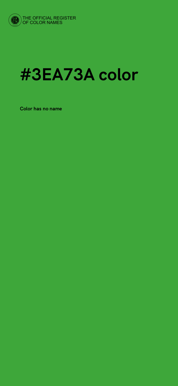 #3EA73A color image
