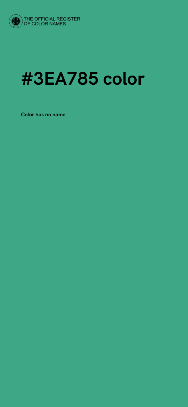 #3EA785 color image