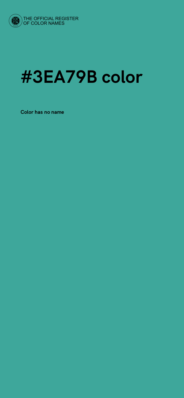 #3EA79B color image
