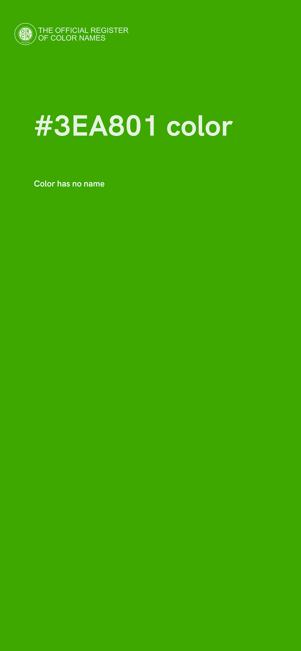 #3EA801 color image