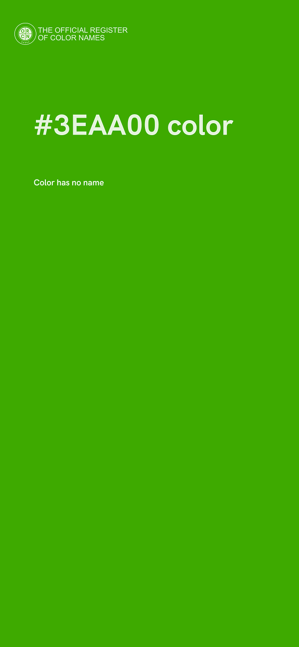 #3EAA00 color image
