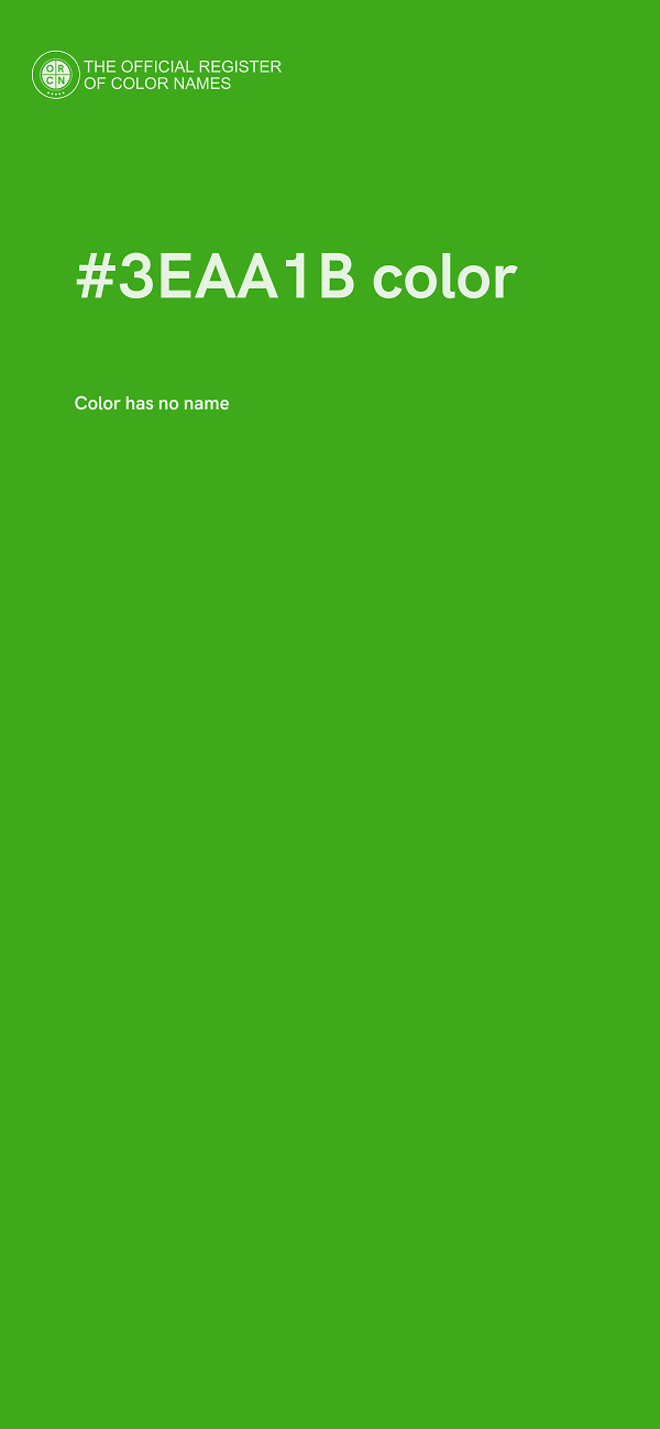 #3EAA1B color image