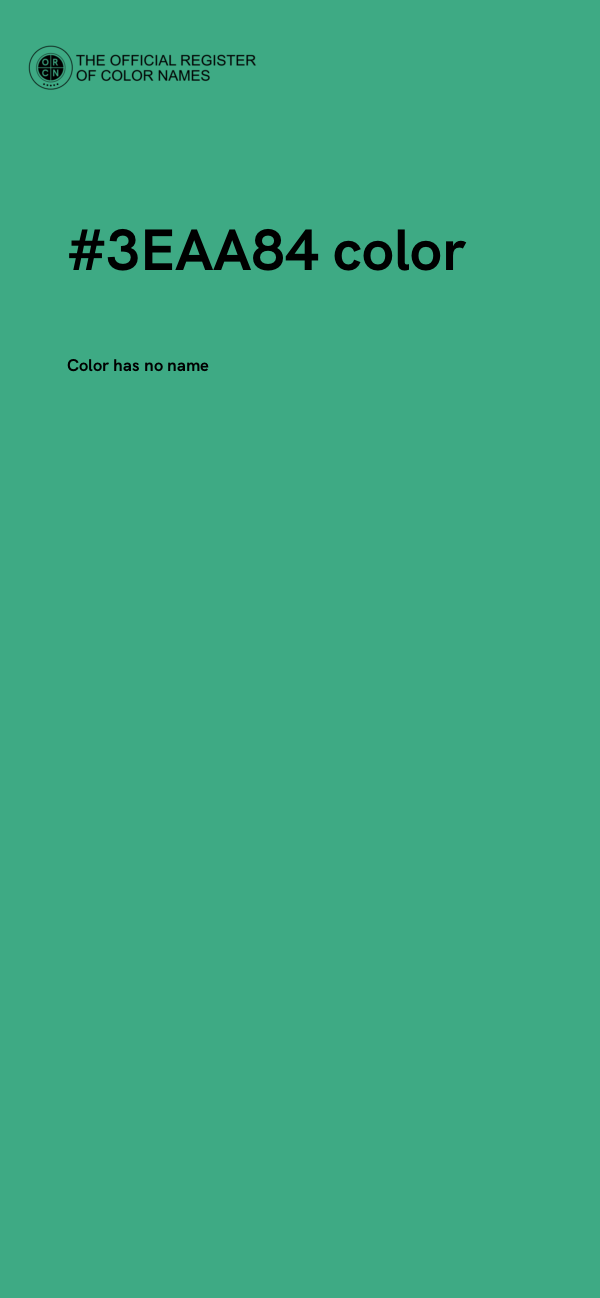 #3EAA84 color image