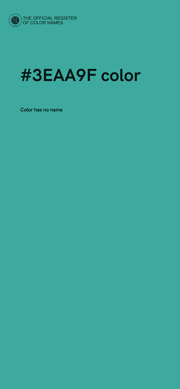 #3EAA9F color image