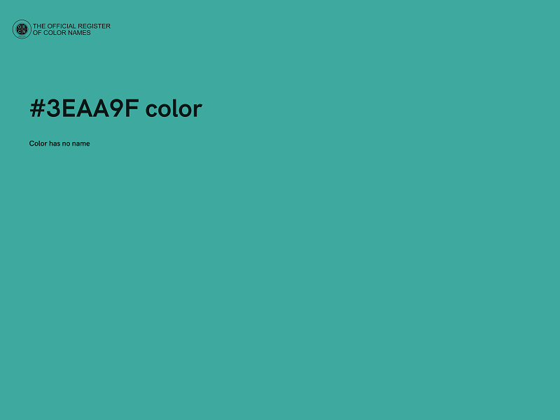 #3EAA9F color image