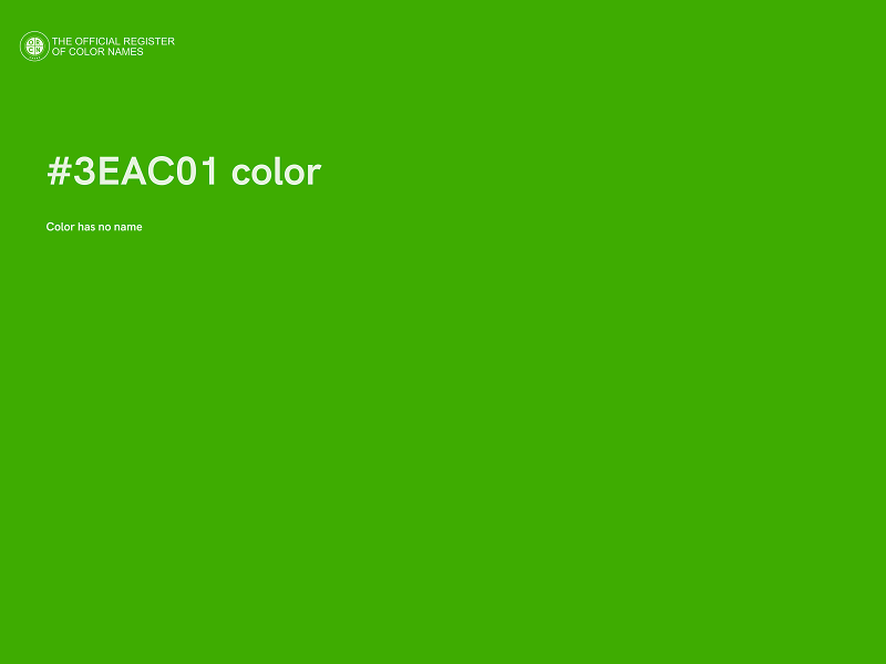 #3EAC01 color image