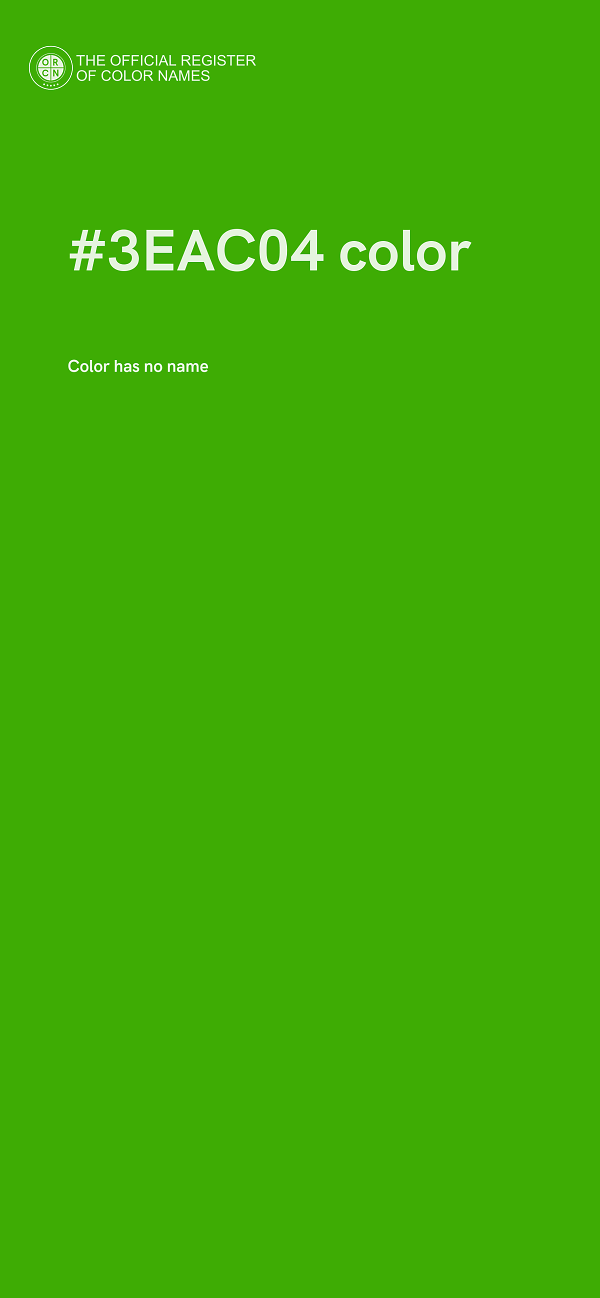 #3EAC04 color image