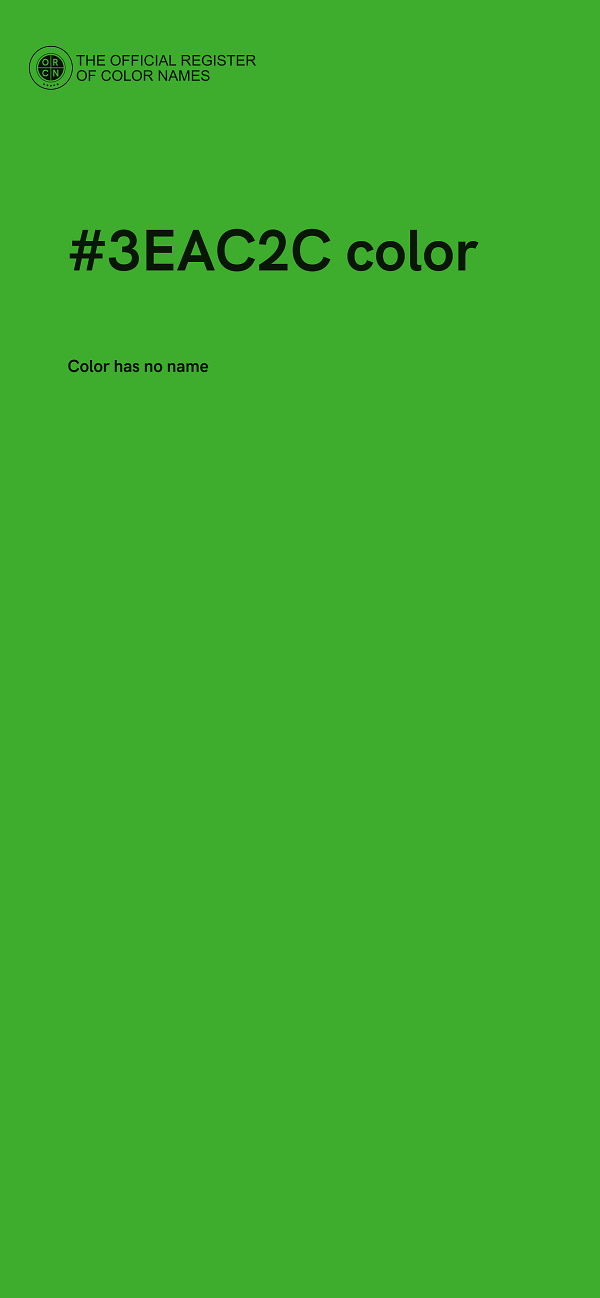#3EAC2C color image