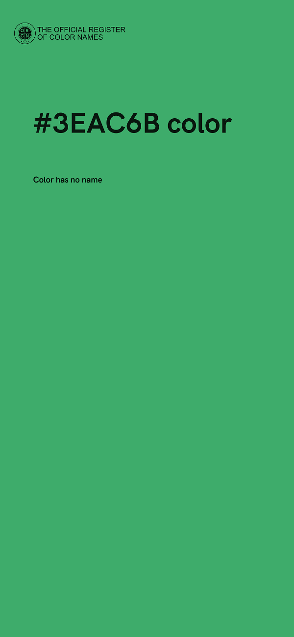 #3EAC6B color image