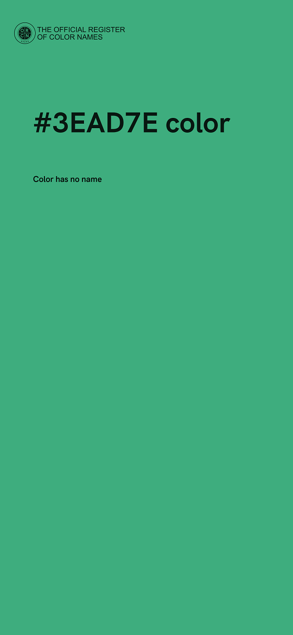 #3EAD7E color image