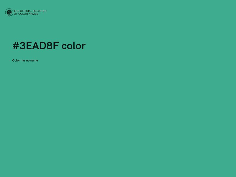 #3EAD8F color image