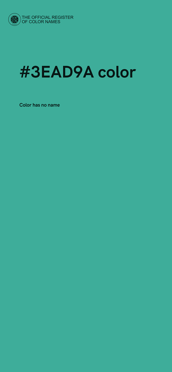 #3EAD9A color image