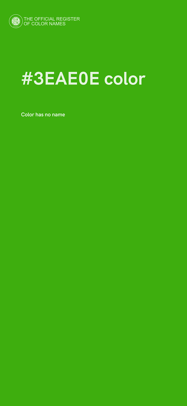 #3EAE0E color image