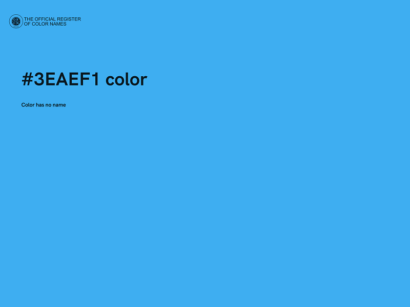 #3EAEF1 color image