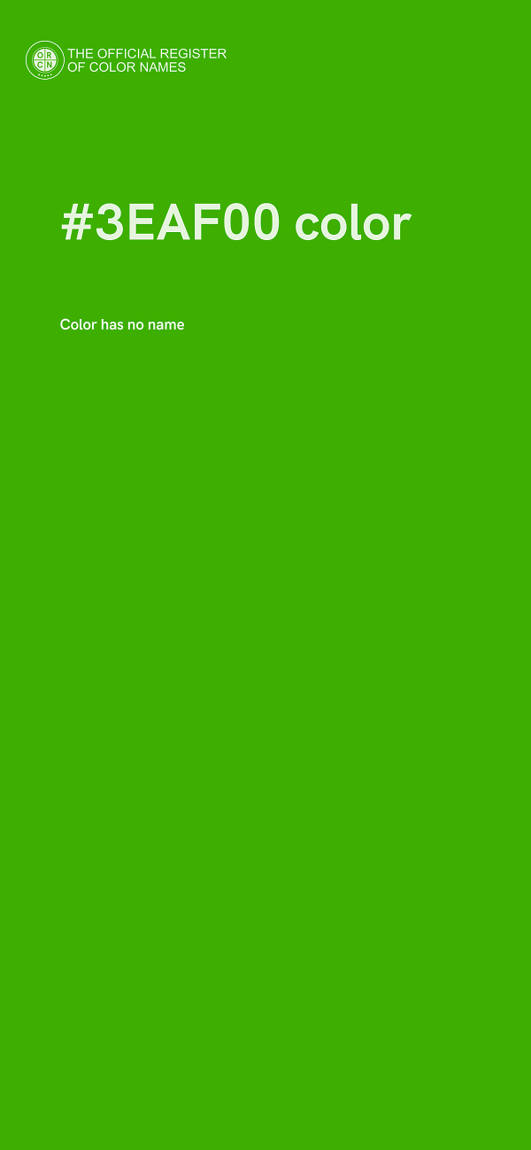 #3EAF00 color image