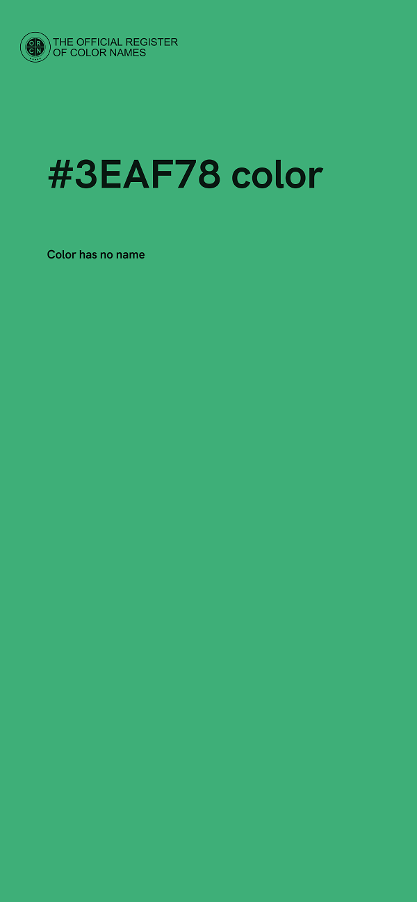#3EAF78 color image