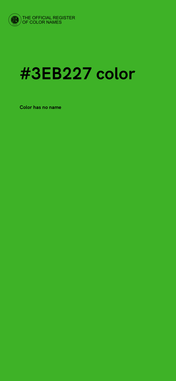 #3EB227 color image