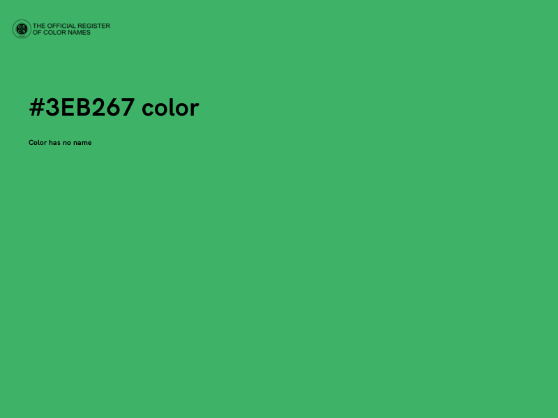 #3EB267 color image