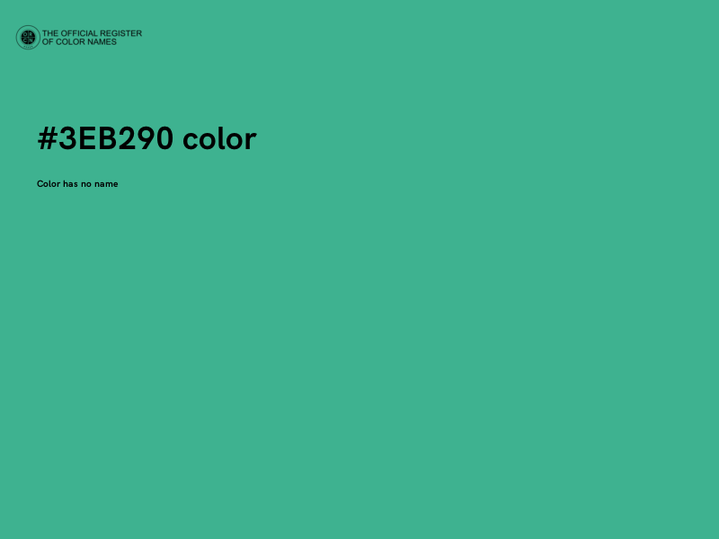 #3EB290 color image