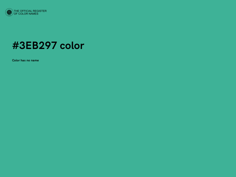 #3EB297 color image