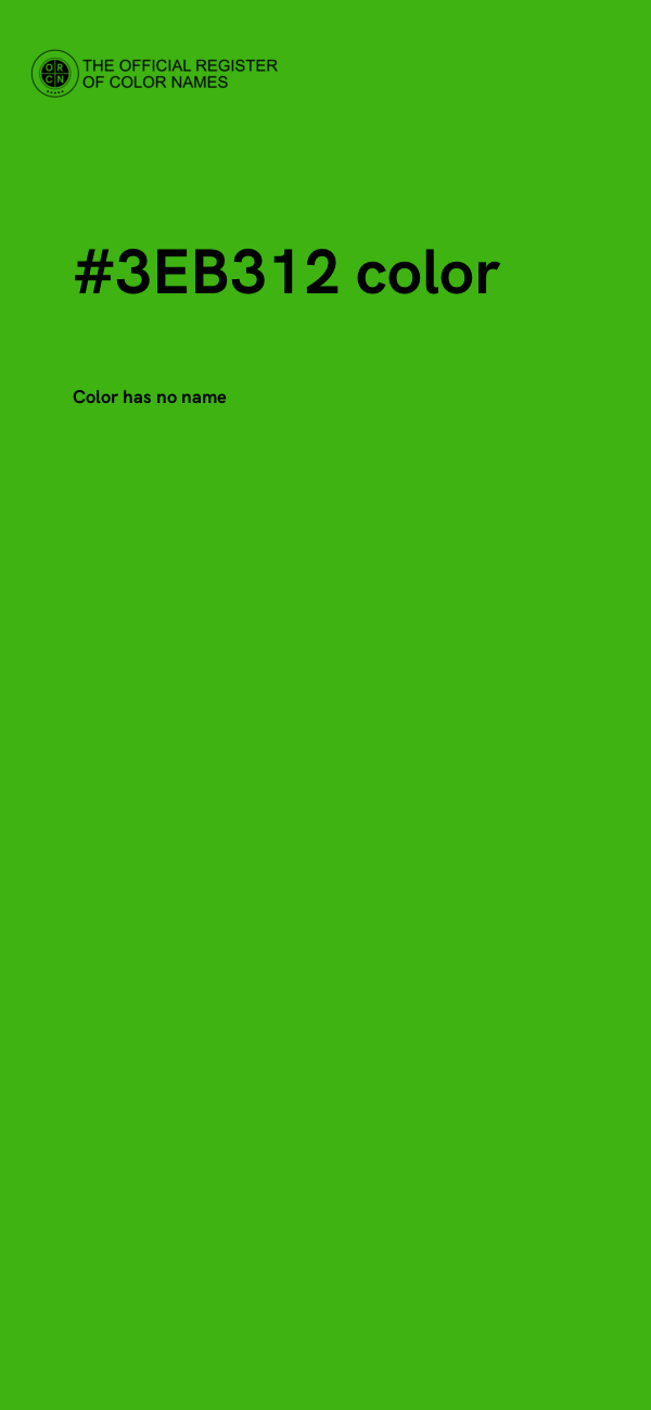 #3EB312 color image