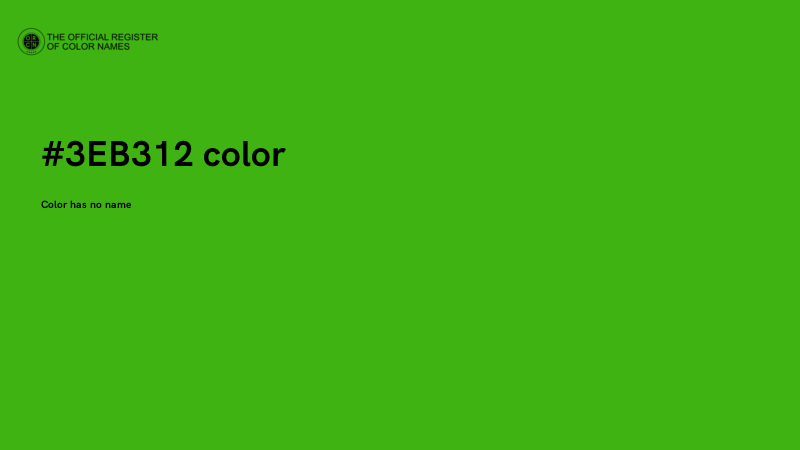 #3EB312 color image