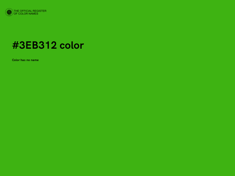 #3EB312 color image