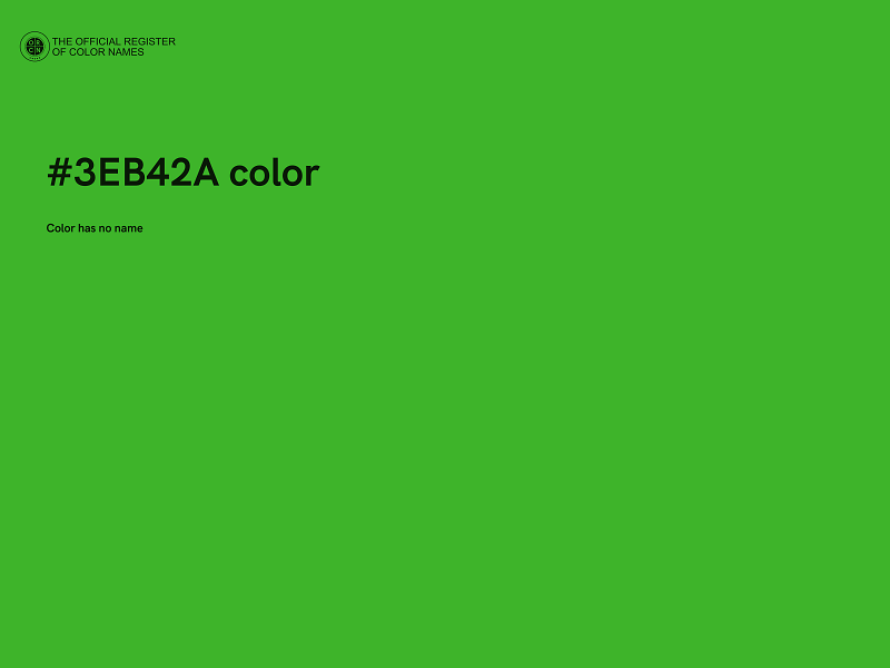 #3EB42A color image