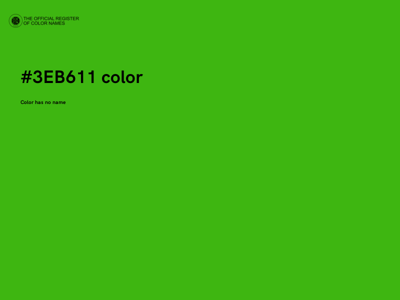 #3EB611 color image
